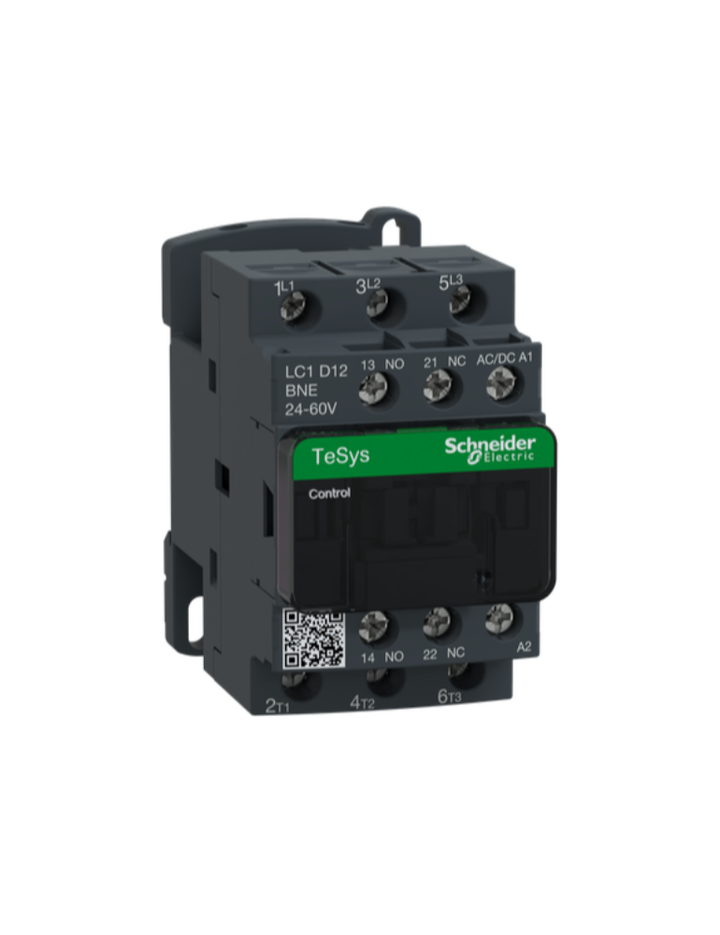 TeSys D contactor 3P 12A AC-3 up to 440V coil 24-60V AC/DC