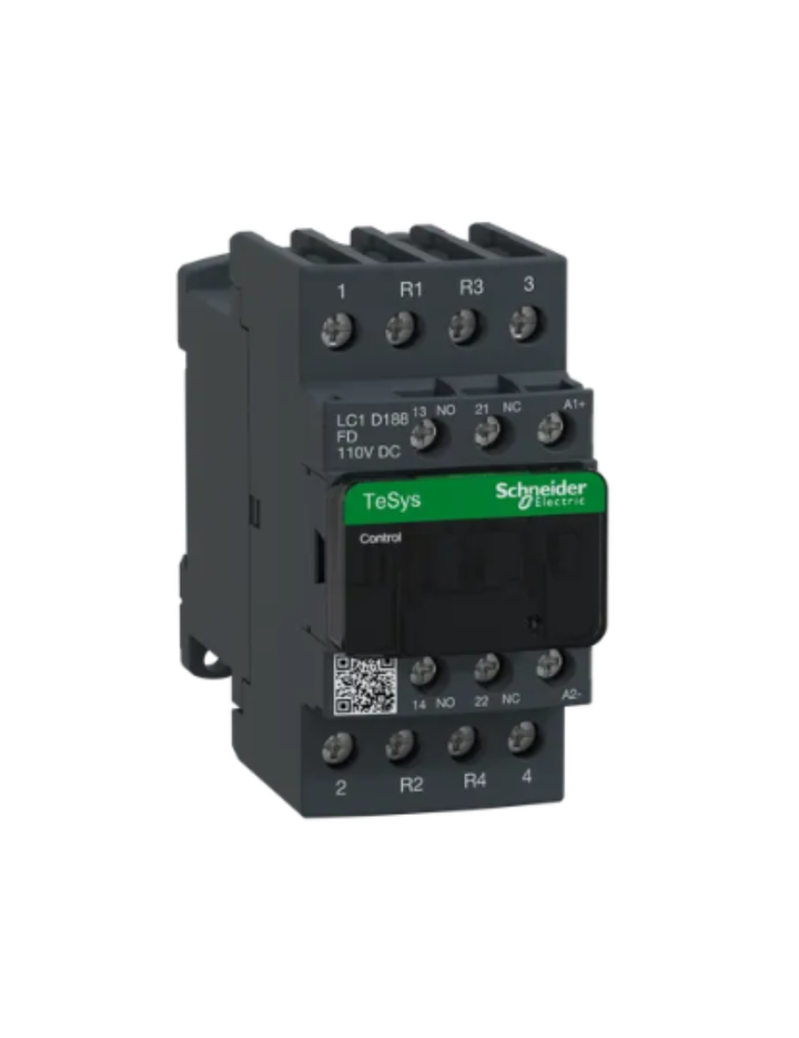 TeSys D contactor - 4P(2 NO + 2 NC) - AC-1 - <= 440 V 32 A - 110 V DC coil