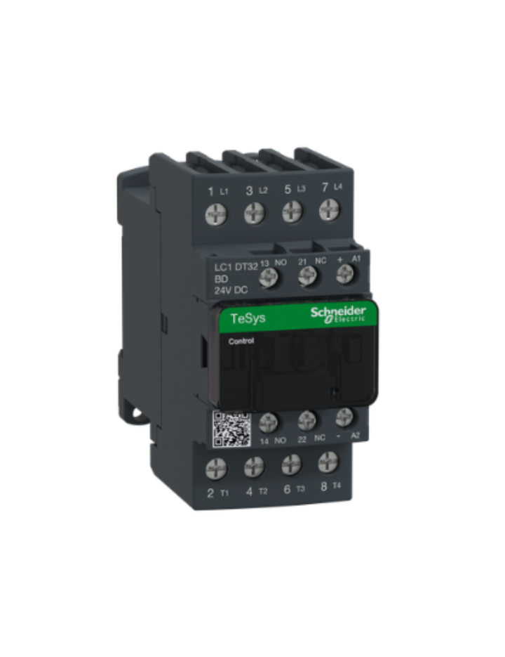 TeSys D contactor - 4P(4 NO) - AC-1 - <= 440 V 32 A - 24 V DC standard coil