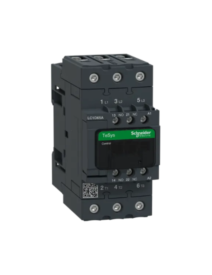 TeSys D contactor - 3P(3 NO) - AC-3 - <= 440 V 65 A - 220 V AC 50/60 Hz coil