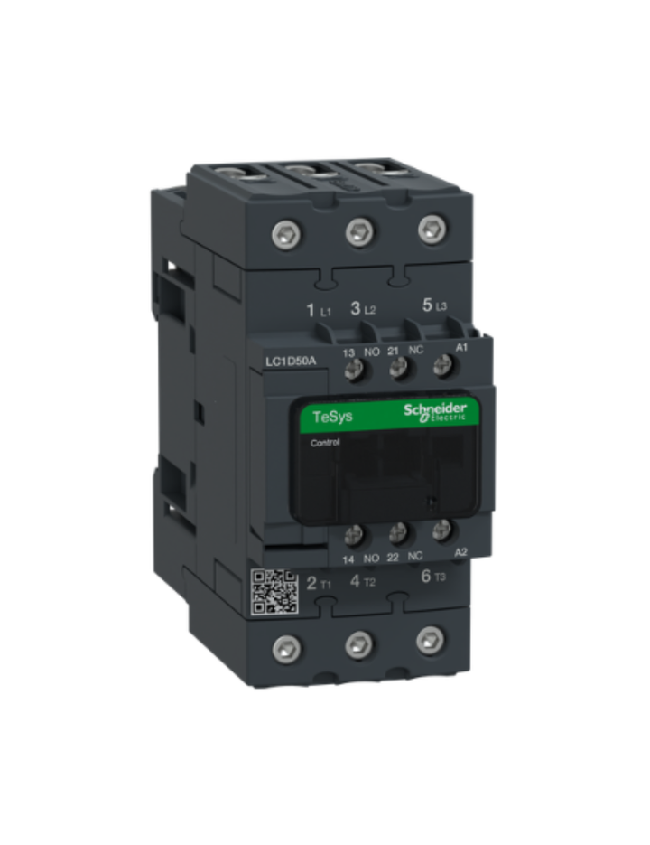 TeSys D contactor - 3P(3 NO) - AC-3 - <= 440 V 50 A - 110 V AC 50/60 Hz coil
