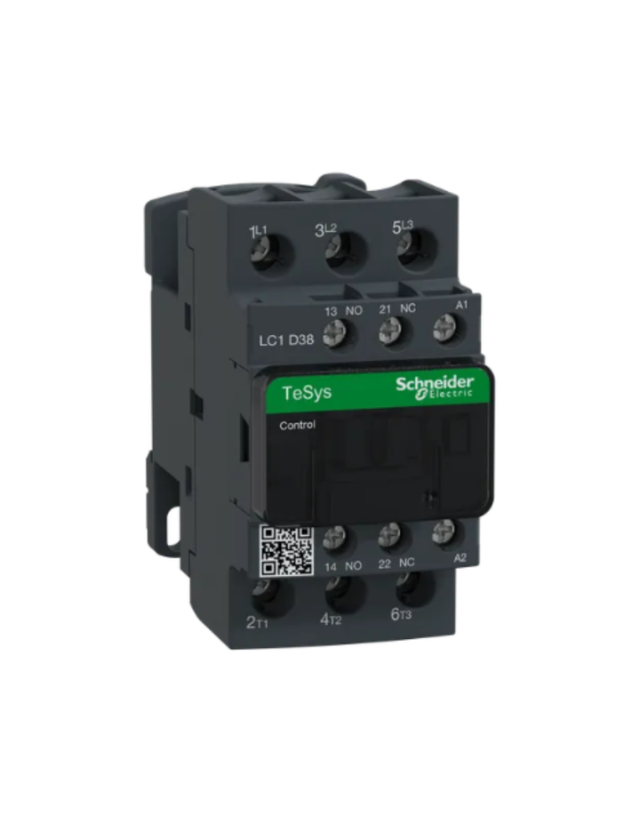 TeSys D contactor - 3P(3 NO) - AC-3 - <= 440 V 38 A - 220 V AC 50/60 Hz coil