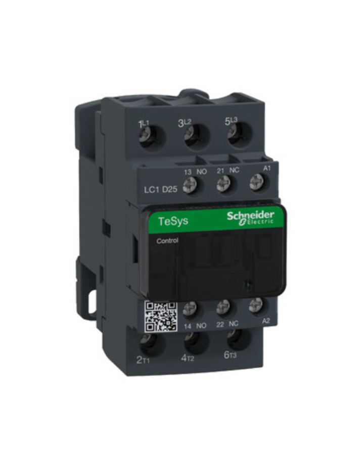 TeSys D contactor - 3P(3 NO) - AC-3 - <= 440 V 25 A - 110 V AC coil