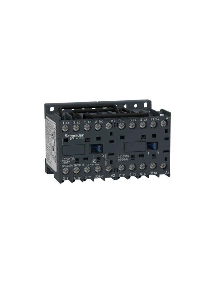 TeSys K reversing contactor - 3P - AC-3 <= 440 V 6 A - 1 NC - 110 V AC coil