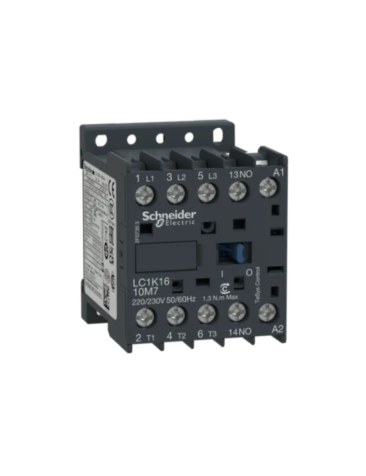 TeSys K contactor - 3P - AC-3 <= 440 V 16 A - 1 NO aux. - 24 V AC coil