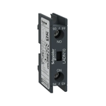 Auxiliary contact block, TeSys D, 1NO, front mounting, screw clamp terminals