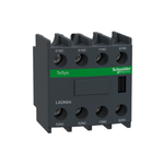 Auxiliary contact block, TeSys D, 4NC, front mounting, screw clamp terminals