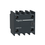 Auxiliary contact block, TeSys Deca, 1NO+1NC, screw clamp terminals