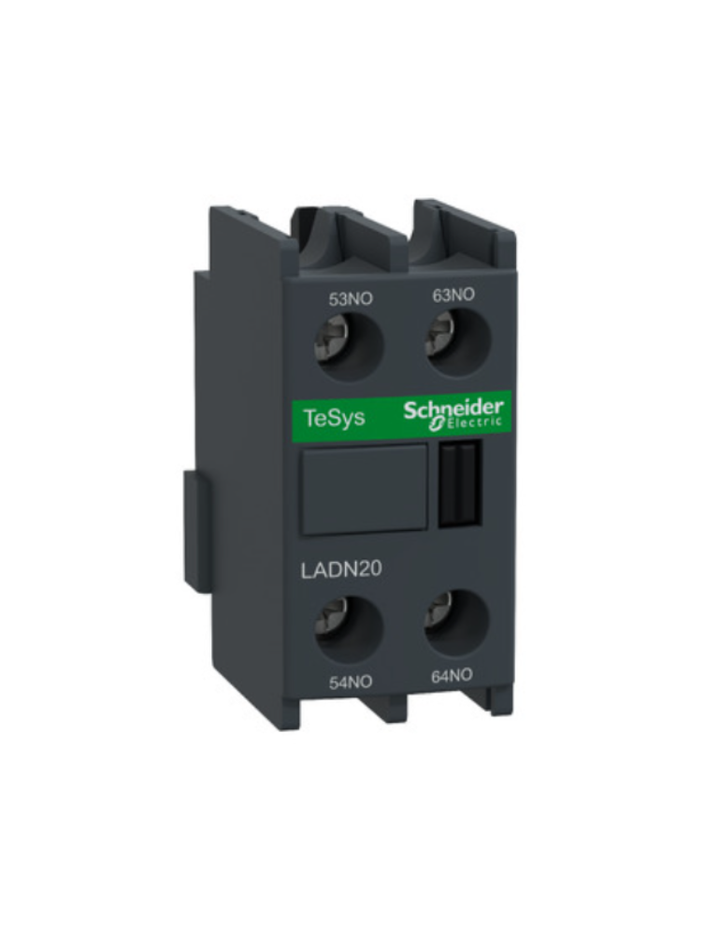 TeSys D - auxiliary contact block - 2 NO - screw-clamps terminals