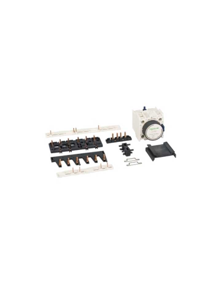 Kit for assembling star delta starters, for 3 x contactors LC1D09-D38 star smaller, with time delay block
