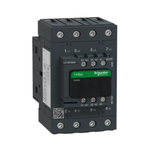 IEC contactor, TeSys Deca, nonreversing, 80A resistive, 4 pole, 4 NO, 48/130VAC/VDC coil, open style
