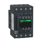 IEC contactor, TeSys Deca, nonreversing, 60A resistive, 4 pole, 4 NO, 24VDC coil, open style