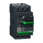 GV2P;TeSys GV;motor circuit breaker;motor protection;thermal magnetic protection;high breaking capacity;rotary handle;screw clamp terminals