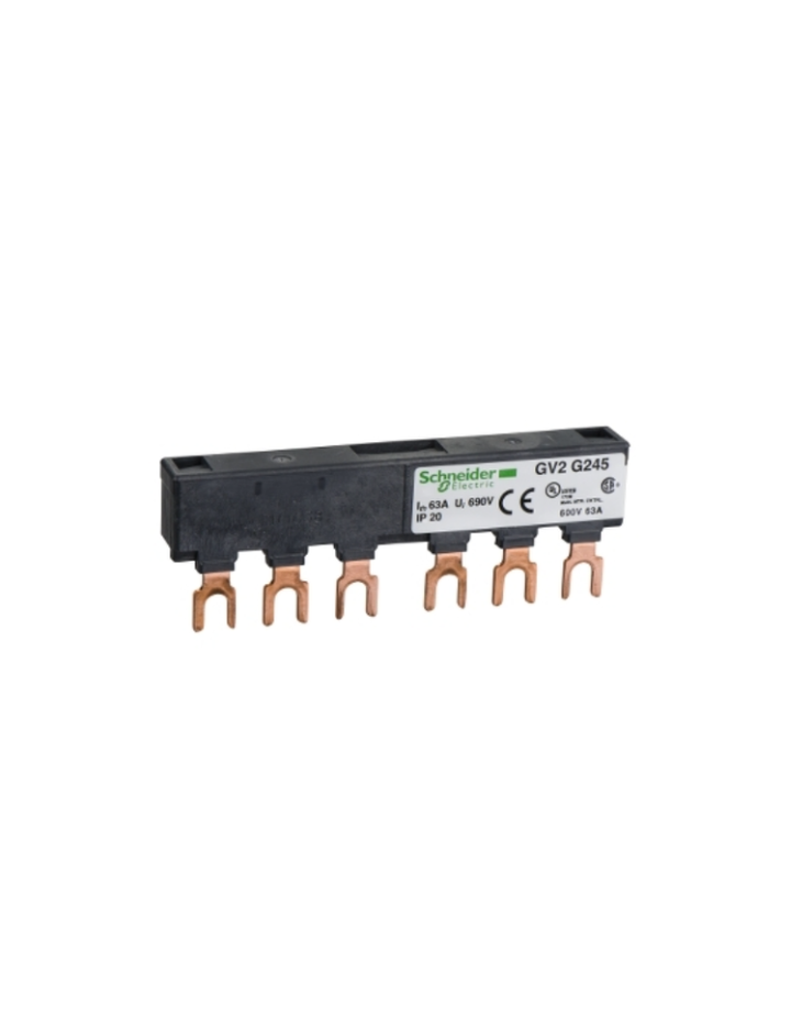 Linergy FT - Comb busbar - 63 A - 2 tap-offs - 54 mm pitch