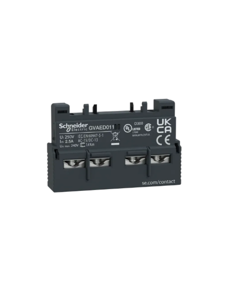 TeSys GV3 - auxiliary contact block - 1 NO + 1 NC