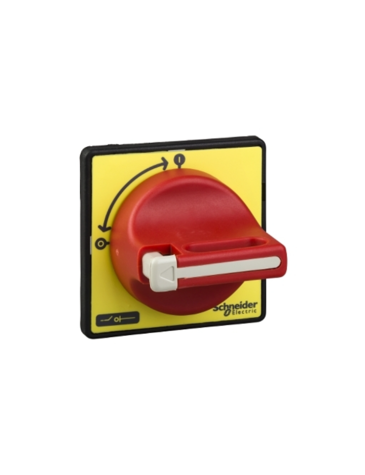 TeSys VARIO / Mini VARIO - front and red rotary handle - 1 to 3 padlocking