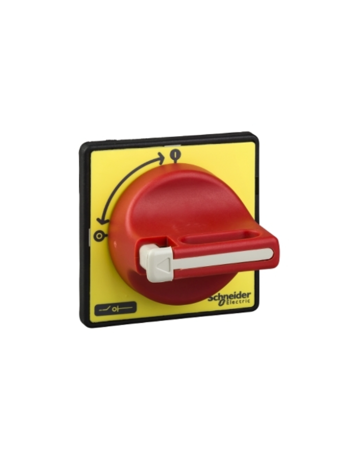 TeSys VARIO - front and red rotary handle - 1 to 3 padlocking