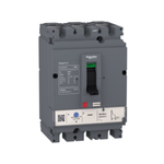 circuit breaker EasyPact CVS100F, 36 kA at 415 VAC, 16 A rating thermal magnetic TM-D trip unit, 3P 3d