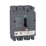 circuit breaker EasyPact CVS100F, 36 kA at 415 VAC, 25 A rating thermal magnetic TM-D trip unit, 3P 3d