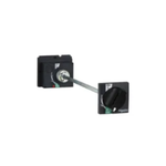 extended rotary handle, Compact NSX 400/630, PowerPact Multistandard L, EasyPact CVS 400/630, black standard handle, IP55