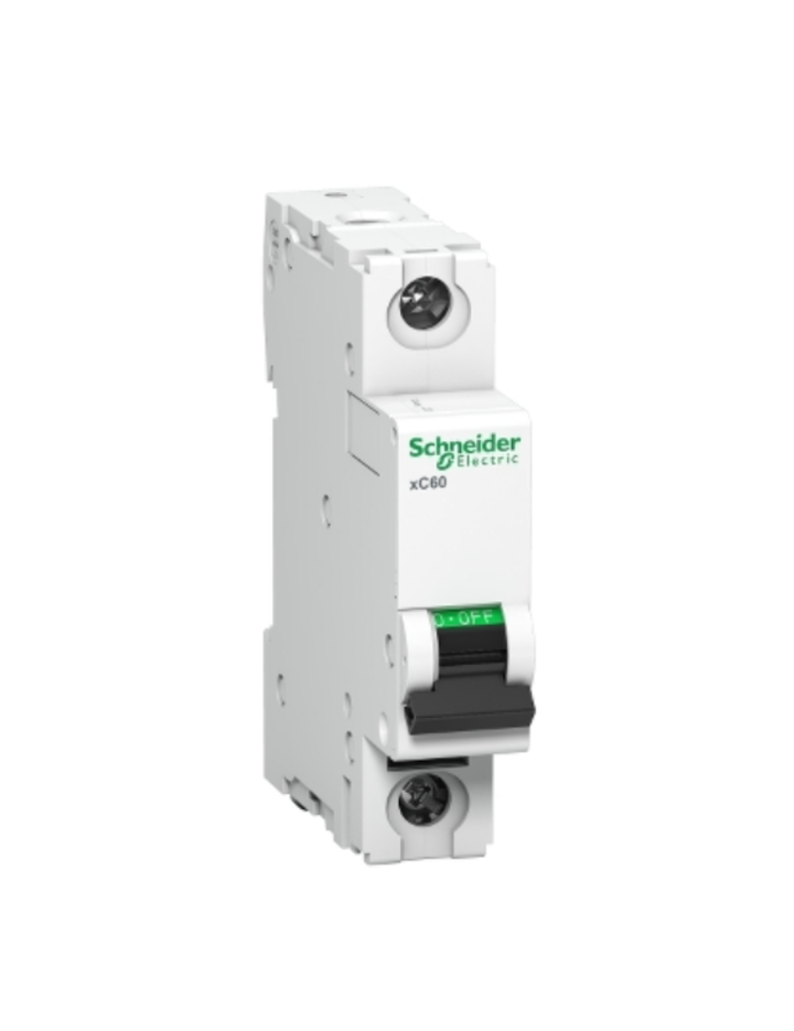 Miniature circuit breaker (MCB), Acti9 xC60, 1P, 6A, B curve, 10000A (IS/IEC60898-1)