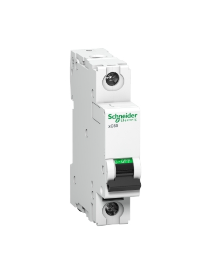 Miniature circuit breaker (MCB), Acti9 xC60, 1P, 40A, B curve, 10000A (IS/IEC60898-1)
