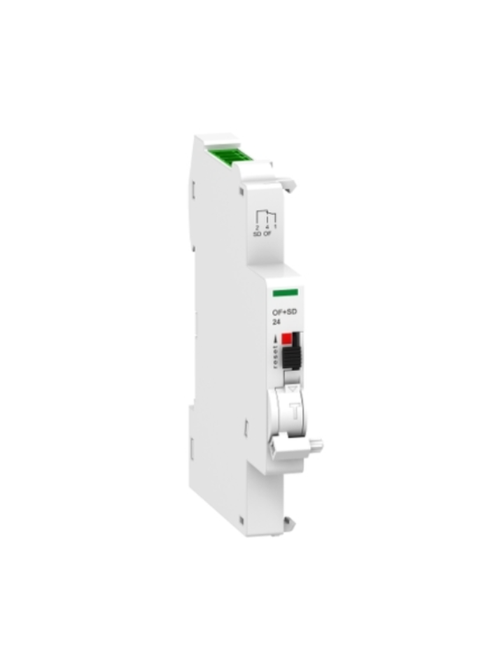 Acti 9 - low level auxiliary contact OF+SD - for C60, C120, C60H-DC, DPN, ID