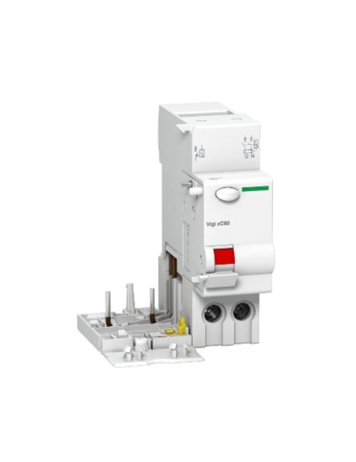 VIGI XC60- earth leakage add-on block 2P 25A AC 300MA