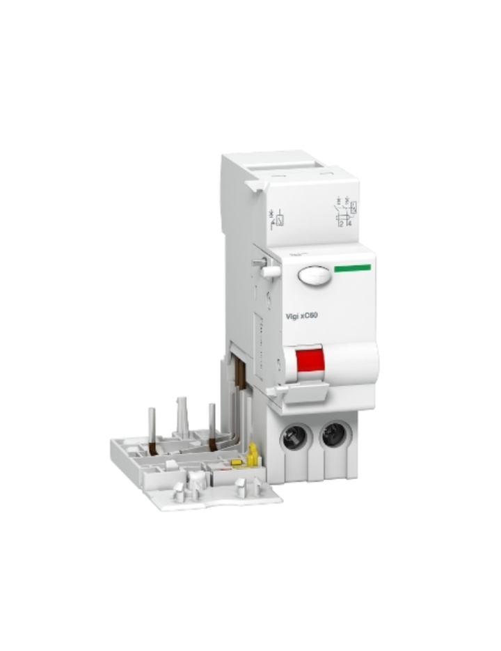 VIGI XC60- earth leakage add-on block 2P 25A AC 100MA