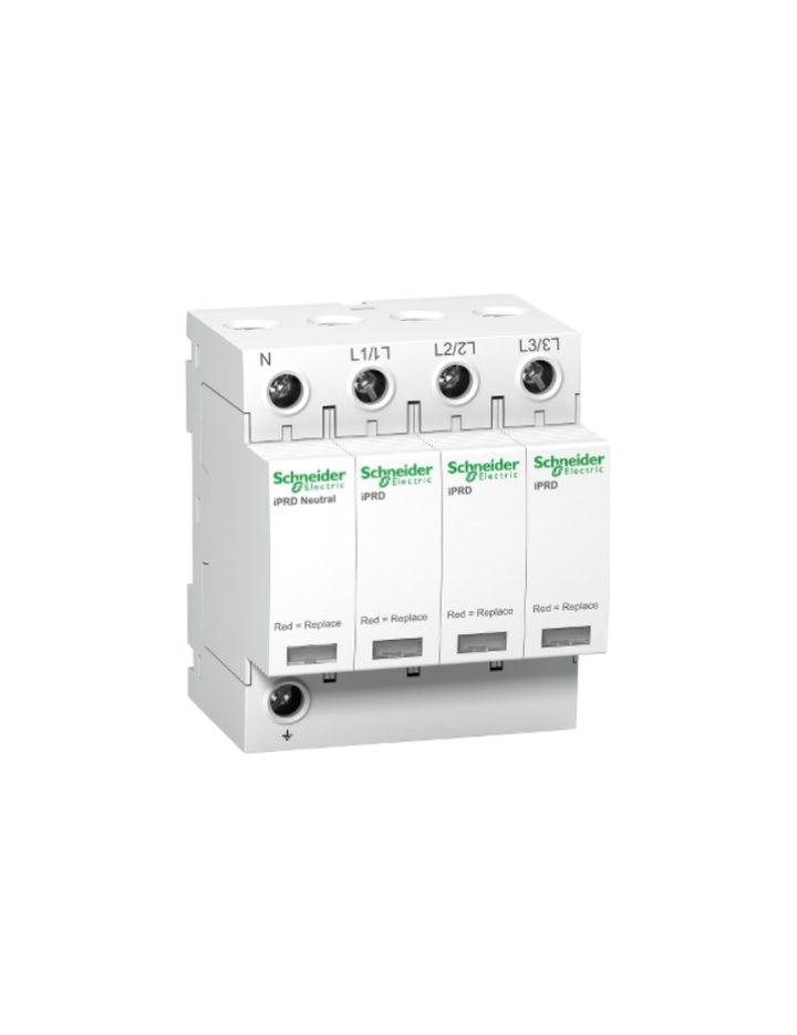 iPRD8r modular surge arrester - 3P + N - 350V - with remote transfert