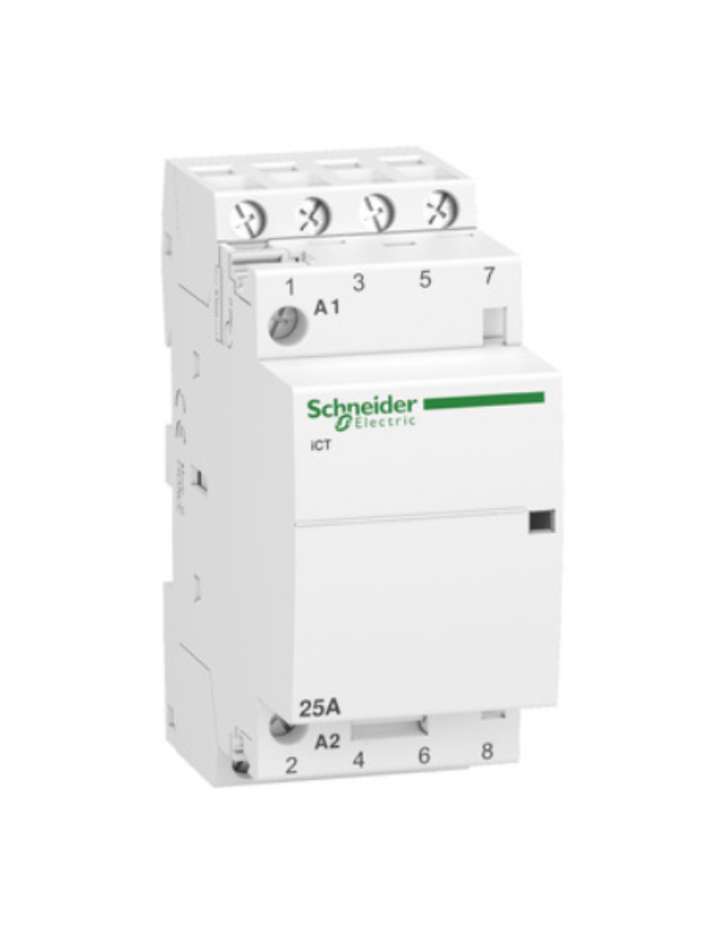 contactor iCT - 4 poles - 4 NO - 25 A - 220..240 V AC