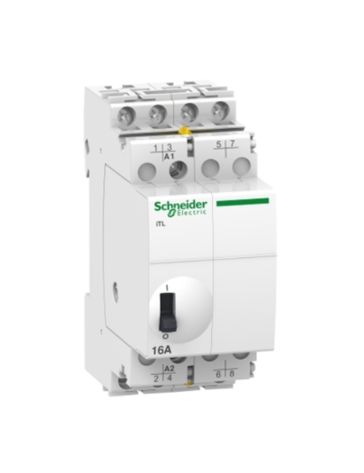 impulse relay iTL - 4P - 4 NO - 16A - coil 110 VDC - 230...240 VAC 50/60Hz