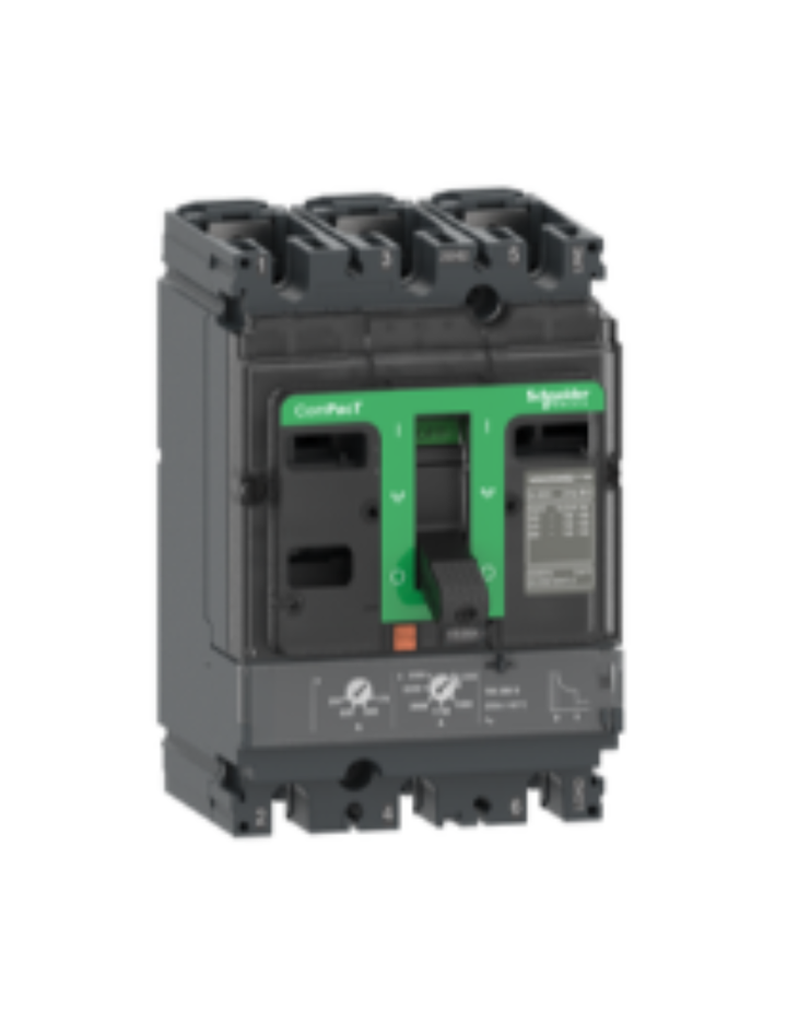 Circuit breaker, ComPacT NSX100N, 50kA/415VAC, 3 poles, TMD trip unit 100A