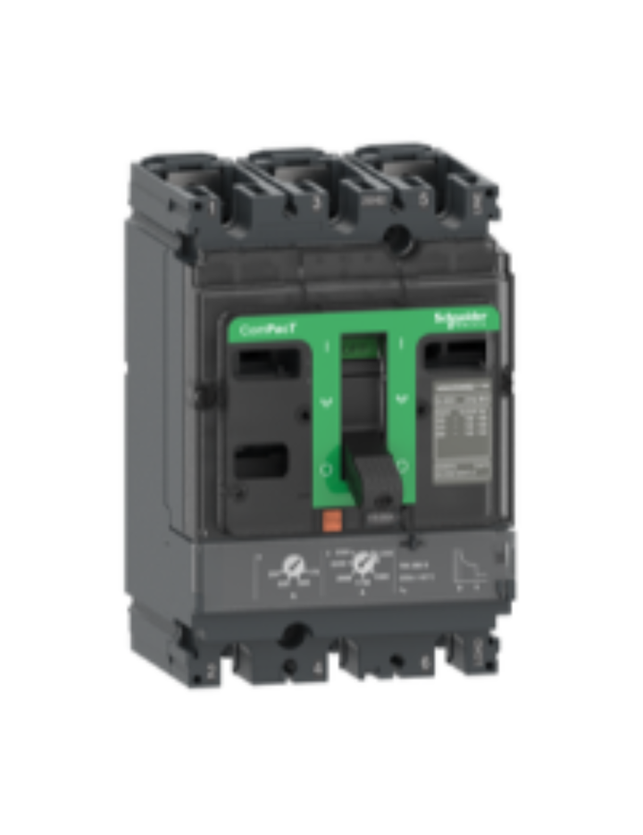 Circuit breaker, ComPacT NSX100F, 36kA/415VAC, 3 poles, TMD trip unit 80A