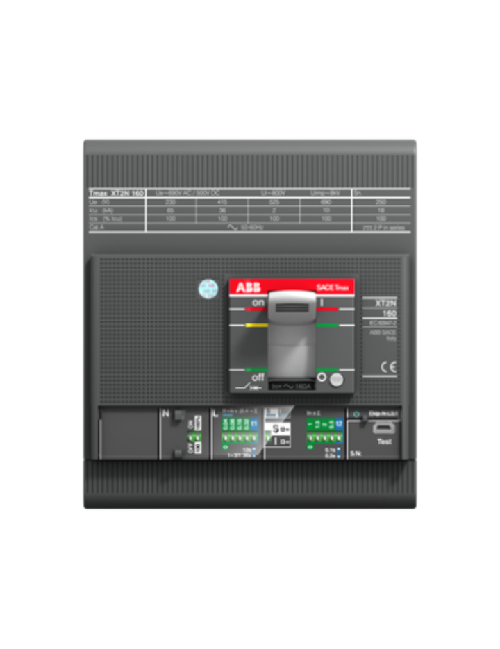 XT2H 160 Ekip Dip LIG In=160A 4p