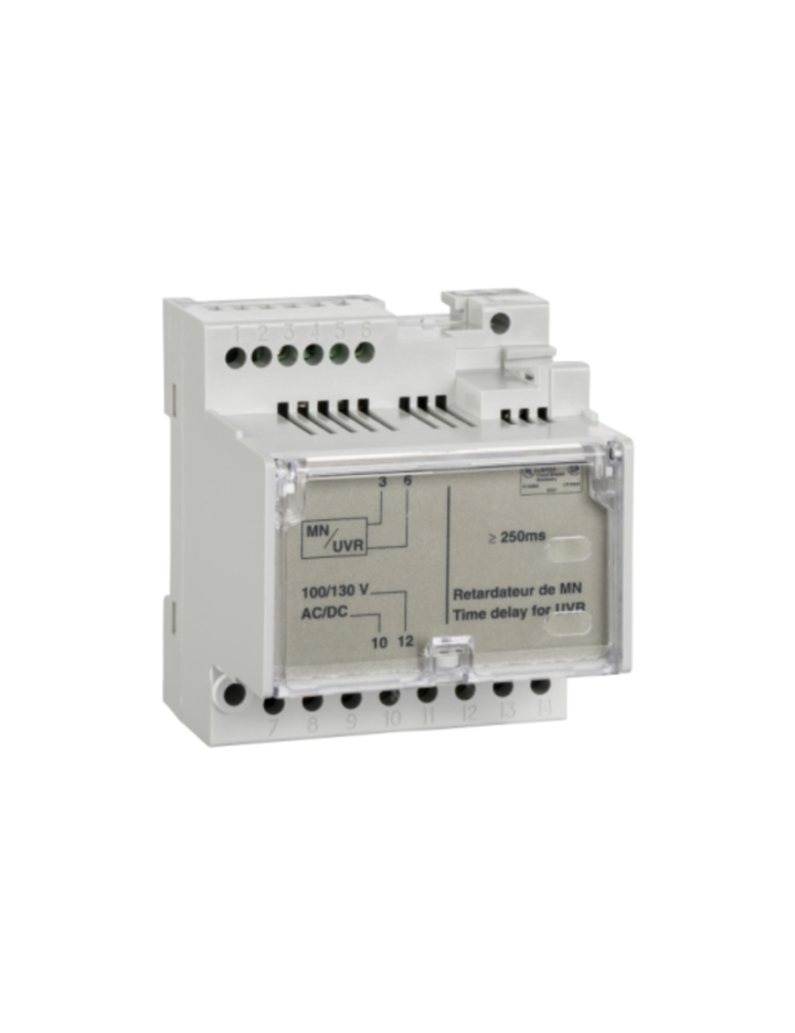 non - adjustable time delay relay for voltage release MN - 200/250 V AC/DC