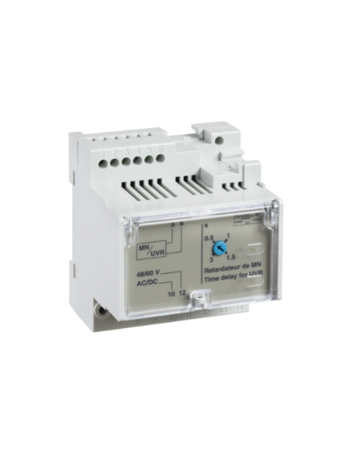 adjustable time delay relay for voltage release MN, 380-480 VAC 50/60 Hz, 380-480 VDC