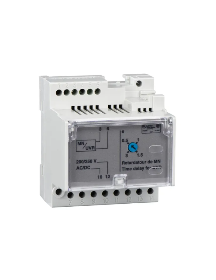 adjustable time delay relay for voltage release MN, 48-60 VAC 50/60 Hz, 48-60 VDC