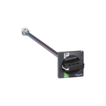 extended rotary handle for front control, Compact INS40 to INS60, IP55, IK08, black handle