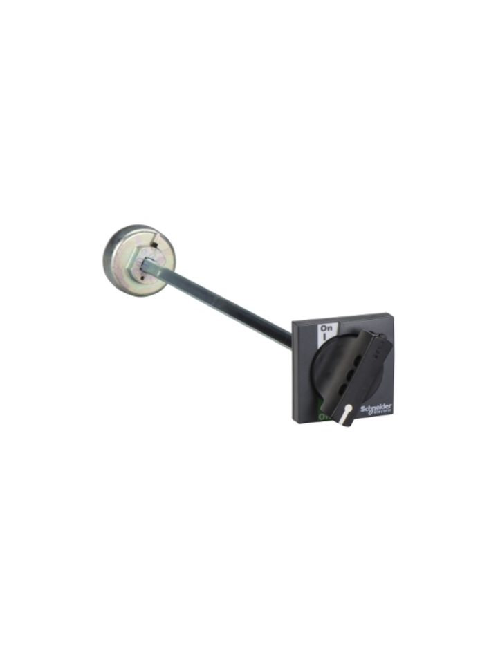 extended rotary handle for front control, Compact INS/INV 250, IP55, IK07, black handle