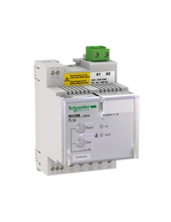 Earth-leakage relay RH10M - 30 mA - 415 V 56140