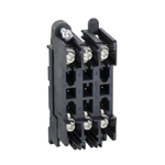 automatic auxiliary connector, fixed part, Compact NSX 100 to 630, for plug-in base, 1 to 9 wires