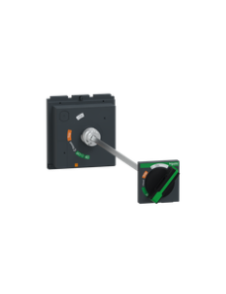 Extended rotary handle, ComPacT NSX400/630, black handle, shaft length 209mm to 600mm, IP55