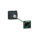Extended rotary handle, ComPacT NSX100/160/250, black handle, shaft length 185mm to 600mm, IP55