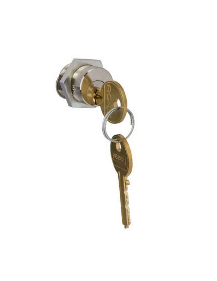 keylocks, locking for rotary handle, Ronis 1351B.500 - Assembled