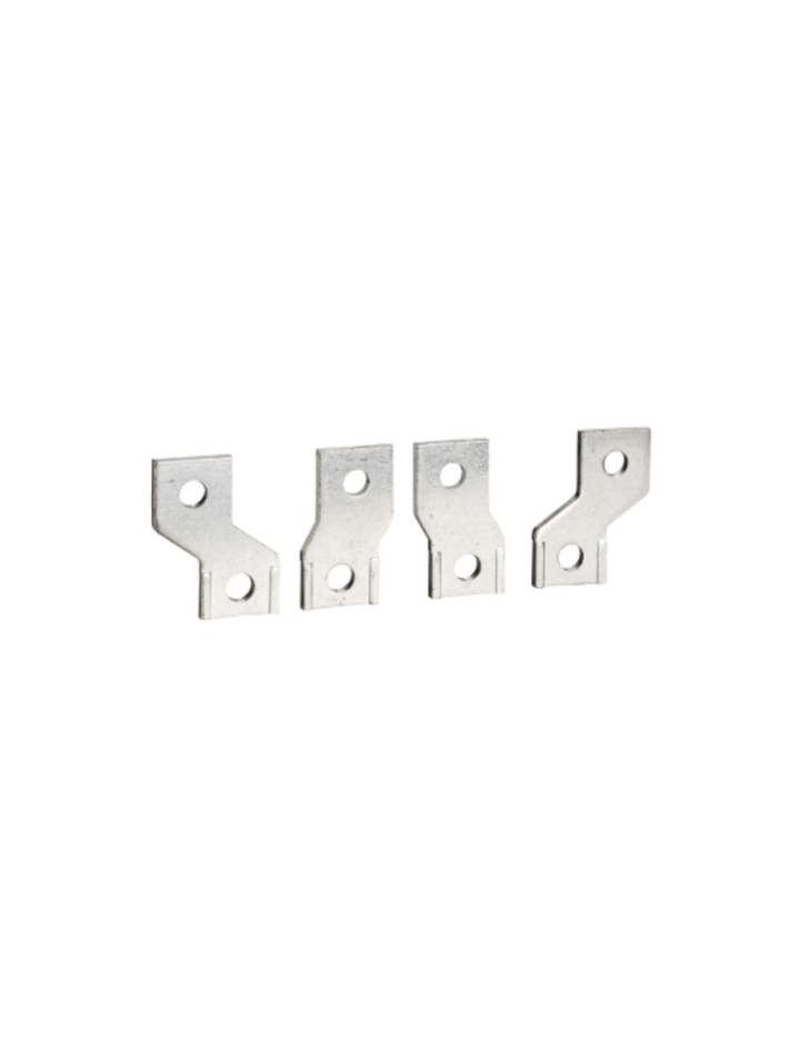 connection accessories, Compact NSX 100/160/250, EasyPact CVS 100/160/250, spreaders, 45 mm pitch, flat connection, 4 poles
