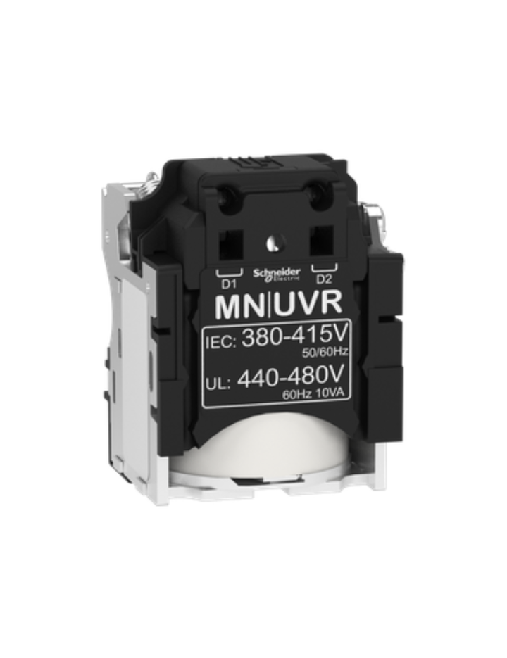 MN undervoltage release, Compact NSX, PowerPact Multistandard, EasyPact CVS, rated voltage 220 to 240 VAC 50/60 Hz, 208 to 277 VAC 60 Hz