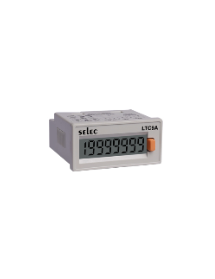 LTC9A 7 1/2 DIGIT, LCD TIME + COUNT TOTALISER