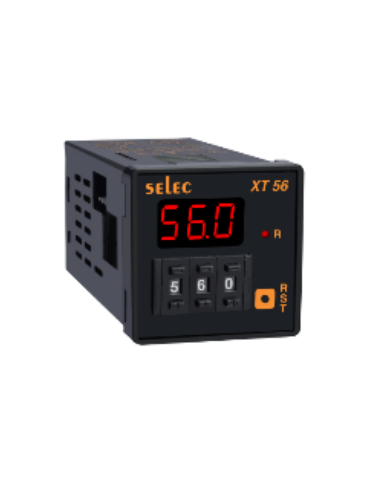 XT56-N ON DELAY / INTERVAL, 6 TIME RANGES, 48x48 MM Product: XT56-N