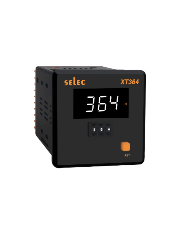 XT364AThumbwheel Timer with On delay / Interval function, 96x96 mm
